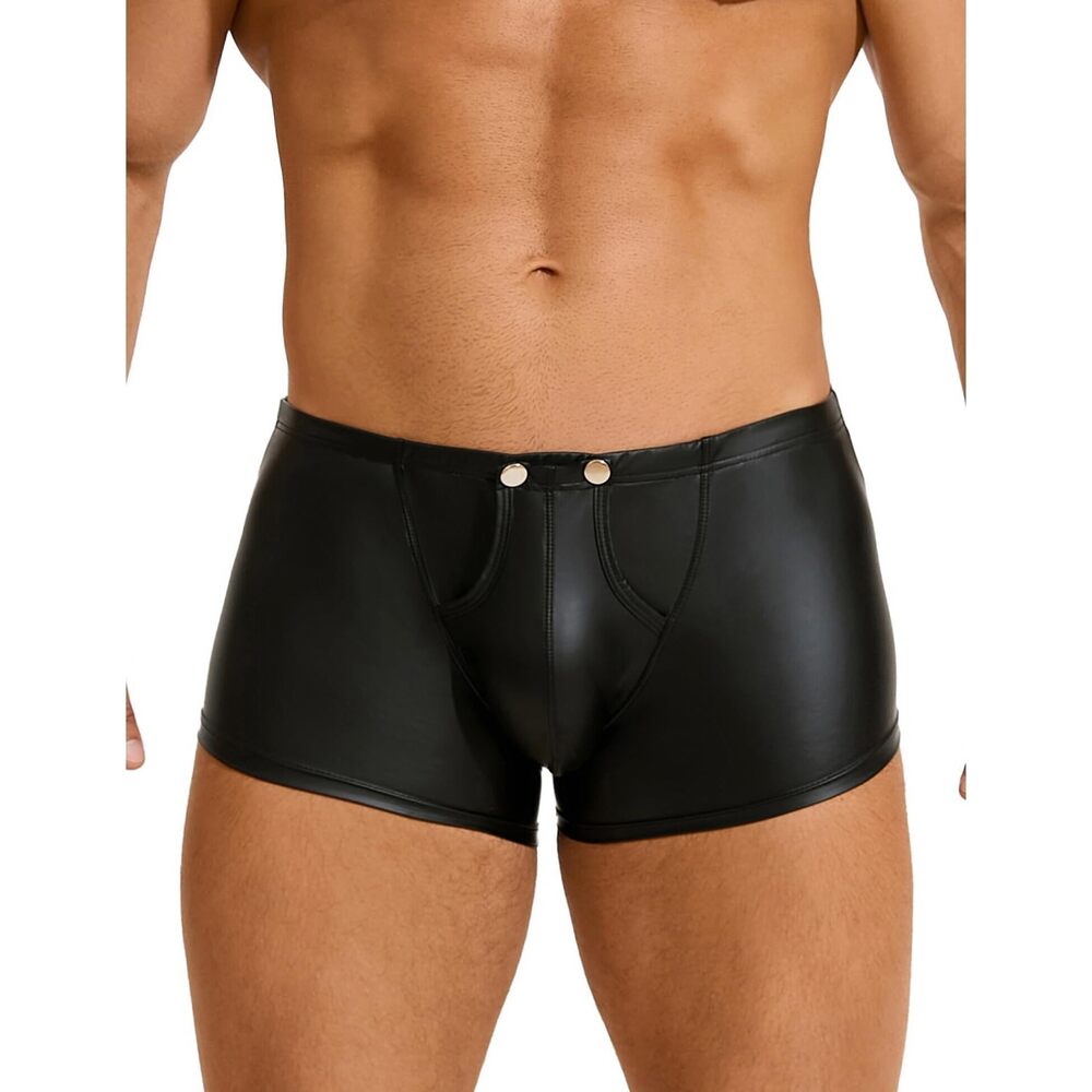 7318 Lingerie Boxer Shorts Underwear With Bulge Pouch Briefs Sexy Shorts
